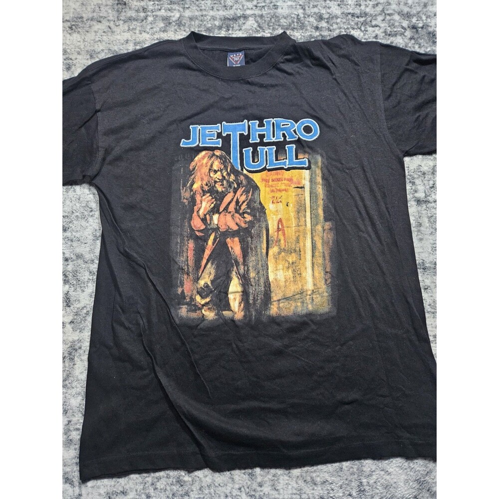 Vintage XL Jethro Tull 2003 Shirt Concert Tour Official Merchandise Black